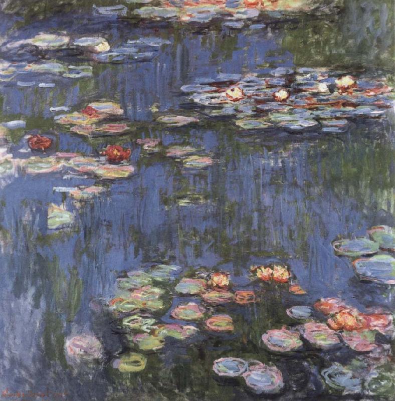 Claude Monet Waterlilies Norge oil painting art